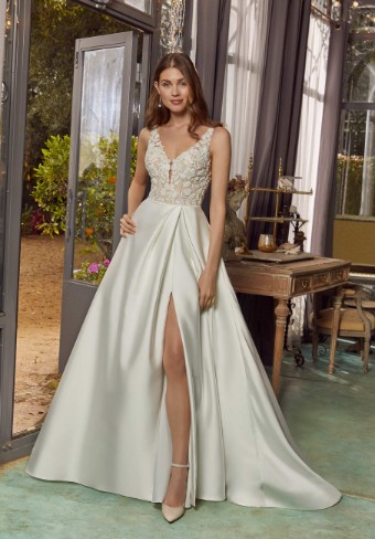 Blu by Morilee 4480 (Ramona)-Mori Lee Blu #0 default Ivory/Honey thumbnail