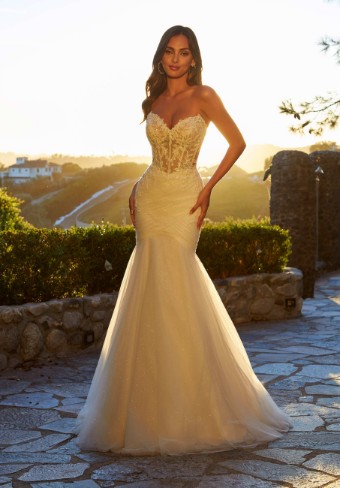 Morilee 4467- Rowena #3 Ivory/Prosecco/Honey thumbnail