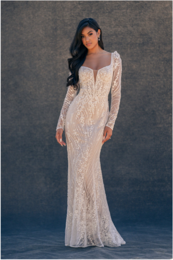 Allure Couture C730-Allure Couture (size chart B) #0 default Ivory/Champagne/Nude thumbnail