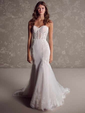 Maggie Sottero Lisbon (unlined)- Maggie Sottero #4 default Ivory over Misty Mauve thumbnail