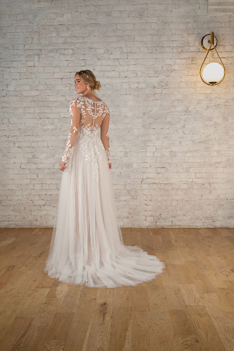 Stella York 7832-SY-F23 #1 (IVIV-PL) IVR LACE & FRENCH TULLE OV IVR GWN W PORCELAIN TULLE ILLUSION thumbnail