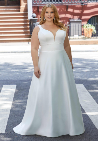 Morilee 3374 (Harlow)-SP23 #0 default Ivory/Porcelain thumbnail