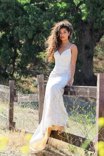Essense of Australia RYDER #1 (IV-HNY) Ivory Lace over Honey Gown thumbnail