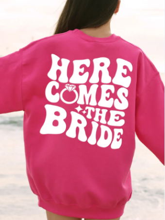 Heirloom Bridal Here Comes the Bride Sweatshirt- Heirloom #0 default Black thumbnail