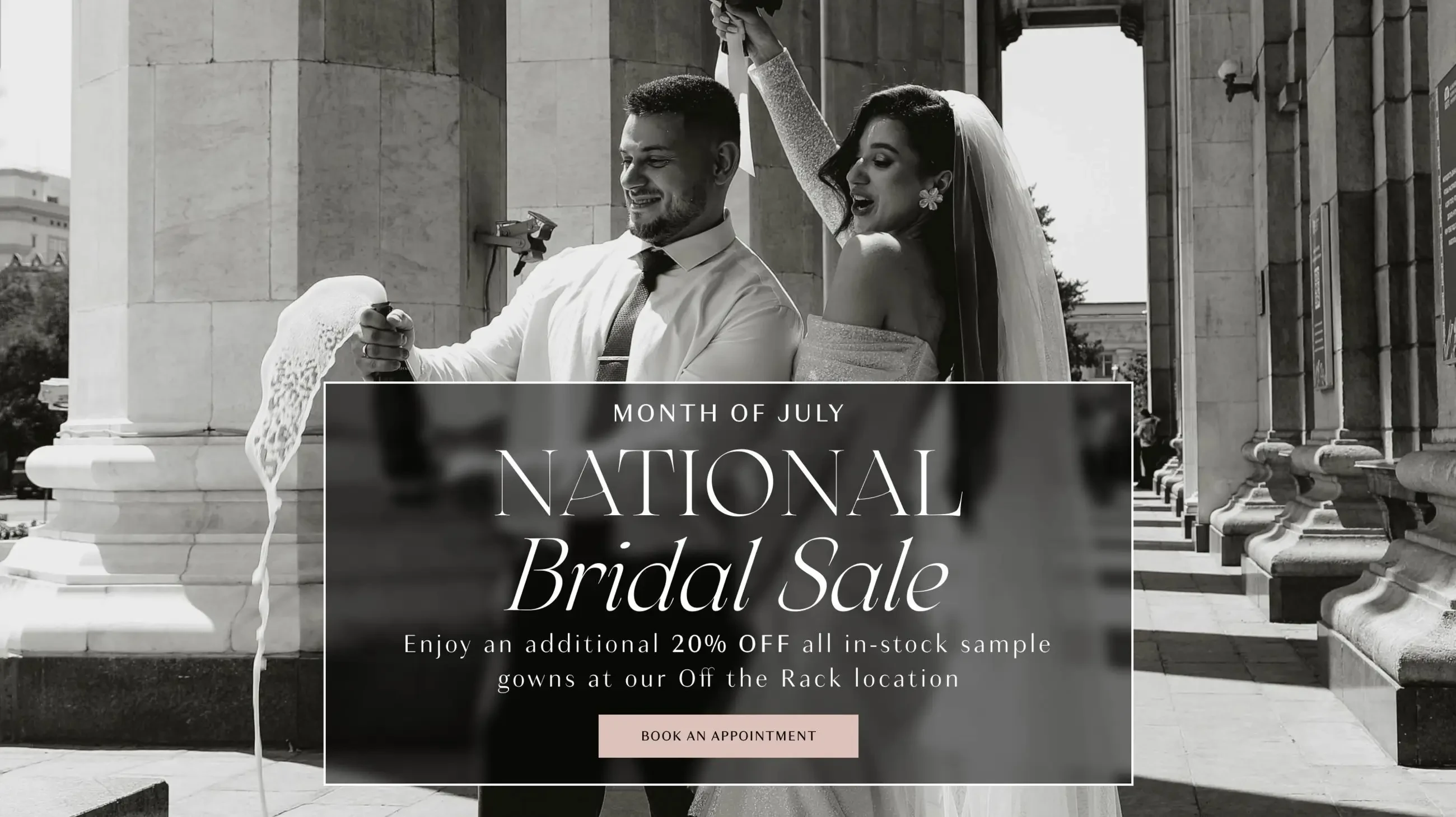 National Bridal Sale Desktop Banner